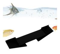 Grotte à poissons, grottes d'aquarium - Tunnel d'affichage de tube de poisson - ABS souterrain avec trou de courbe triangulaire pour la décoration de la terrasse des terrariums de reptiles d'animal de
