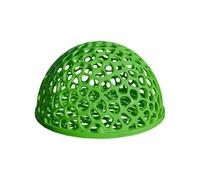 Grotte creuse pour aquarium, nid de crevettes, durable, simulant un design naturel, résistant aux fissures et à la décoloration, facile à installer, pour petits poissons, crevettes (vert)