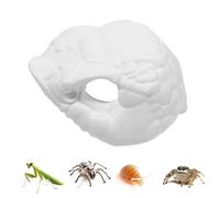 Grotte d'aquarium en forme de tête de serpent - Décoration pour aquarium - Dragon barbu - Pour araignée, iguane, tortue, léopard, gecko, escargot, arbre, grenouille, caméléon