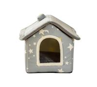 Grotte De Chat | Maison De Lit Pour Chat | Maison Pour Animaux De Compagnie Intérieure | Caverne Couverte Fermée | Maison Troglodyte De Tente | Lits Couverts Pour Chats 40x3 5cm/15.75x13.78 Pouces, Ma