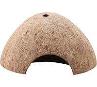 Grotte de coco de tortue, cachée non toxique simple style aquarium Hune House Decor pour reptile carapace Home poisson