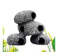 Grotte de crevettes | Abri décoratif réaliste et esthétique - cachettes de poissons pour aquarium - pour eau douce et salée, crevettes, terrarium, reptiles et serpents