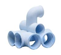 Grotte de crevettes - Décoration d'aquarium poreuse, décoration d'abri d'aquarium, aspect rocher naturel, cachette de créature aquatique, approvisionnement de paysages sous-marins, petit habitat en