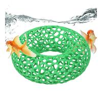 Grotte de poissons, abri rond câble 8 x 8 x 2,5 cm, abri pour poissons en harmonie d'aquarium pacifique, booster du taux de survie pour se cacher, se reposer, jouer, élever et décorer l'eau