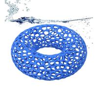 Grotte de poissons, abri rond câble 8 x 8 x 2,5 cm, abri pour poissons en harmonie d'aquarium pacifique, booster du taux de survie pour se cacher, se reposer, jouer, élever et décorer l'eau