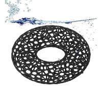 Grotte de poissons, abri rond câble 8 x 8 x 2,5 cm, abri pour poissons en harmonie d'aquarium pacifique, booster du taux de survie pour se cacher, se reposer, jouer, élever et décorer l'eau