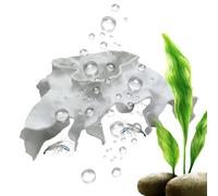 Grotte de Reproduction pour Aquarium,Tunnel cachette réaliste de Betta | Cachettes pour Aquarium,pour l'alimentation Le Repos Eau Douce Aquatique Le sous-Les débutants pêche