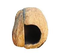 Grotte de reptiles : accessoire magnétique, peau de roche naturelle, habitat d'araignée lézard | Décoration réaliste d'aquarium texturé en pierre pour terrarium tropical désertique avec enclos