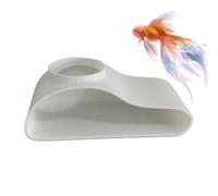 Grotte de tunnel de réservoir de poisson - 6,1 x 2,87 x 2,36 pouces, décoration d'aquarium souterrain, lieu de repos aquatique | Sac de culture de crevettes Loach Living Reef Esthétique Meubles