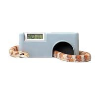 Grotte Gecko | avec capteur de température et d'humidité, cachette pour Tortue,abri Amphibiens - pour Terrarium, Serpent, Tortue, Grenouille, Amphibien Et Petits Animaux, Reptile Repos