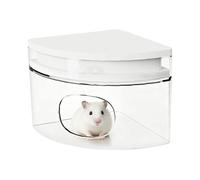 Grotte Habitat Cachette Hamster - Habitat Animalier Rafraîchissant Anti-Coincement,Maison cachette à Hamster | pour L'Été À La Maison en Intérieur Gerbilles Chinchillas Ours en Soie Dorée