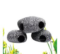 Grotte pour aquarium - Décoration esthétique - Convient pour l'eau douce, l'eau salée, le terrarium, les reptiles et