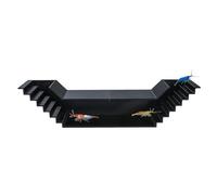Grotte pour Aquarium - Démontable souterraine décorative, abri sous- pour Poissons | pour élevage Souterrain de Betta et visualisation de l'habitat d'eau Douce et salée