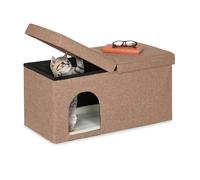 Grotte pour chat 150 kg moelleux maison pour chat abri pour animaux pliable