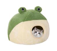 Grotte pour chat, maison de lit pour chat, retraite intérieure, lit pour chat, sol glissant, appartement pour chat en toute saison et un espace confortable pour se transformer en pantalon et en
