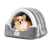 Grotte Pour Chat - Maison Douce En Peluche Pour Animal De Compagnie Avec Coussin Amovible,Maison Tente Pour Chat - Pour Une Utilisation Dans Le Salon La Chambre En Exterieur Sur La Terrasse Et A La Ma