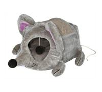 Grotte pour chats - TRIXIE - Lukas Junior - Gris clair - Dimensions 35x33x65cm - Intérieur