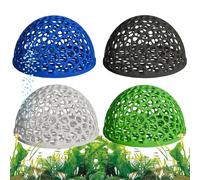 Grotte pour crevettes d'aquarium | 4 Pièces Tunnel Stable à Trous de cachette poreux | Accessoires Tunnel pour Aquarium À Crevettes | Reproduire Reposer Débutants Poisson Betta Eau Douce