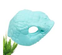 Grotte pour Dragon Barbu | Décoration d'Aquarium en Forme de Tête de Serpent,Refuge pour Tortues et Reptiles | pour Petites et Moyennes Espèces Araignée Iguane Gecko Léopard Escargot Caméléon