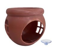 Grotte pour Poissons d'Aquarium Hamac Flottant imprimé en 3D avec Ventouse | Grottes et abris décoratifs d'aquarium pour le salon hall d'hôtel restaurant animalerie nager se reposer ex