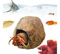 Grotte pour reptile, cachette magnétique pour aquarium, grotte de serpent, grotte magnétique en résine, crevettes, gecko, peau de tortue, décoration d'habitat de reptile, aquarium, grotte de reptile