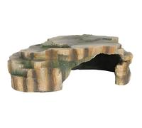 Grotte pour reptile - TRIXIE - 16 x 7 x 11 cm - Résine polyester - Décor forêt tropicale - Facile à nettoyer