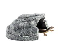 Grotte pour Reptiles - Rocher Décoratif en Résine, Cachette Et Zone De Repos Naturelles, Accessoire pour Terrarium, Espace De Repos Sécurisé | Convient Aux Lézards, Dragons Barbus, Serpents Et
