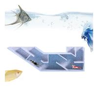 Grotte Souterraine pour Aquarium | Tunnel d'Observation Souterrain Grotte pour Aquarium,Abri Décoratif pour Reproduction Labyrinthe et Observation pour Bettas Poissons Chats Crabes Loches Plécostomus