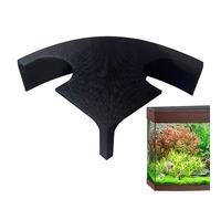 Grotte tunnel pour aquarium Grottes d'aquarium stables avec deux entrées | Décoration multifonction pour aquarium d'habitats marins doux et crabes ermites