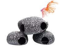 Grottes Et Abris D'Aquarium,Abri Et Tunnel Pour La Décoration Et L'Esthétique,Tunnel | Pour Eau Salée Et Eau Douce Et Crevettes Et Reptiles Et Terrarium Et Serpent