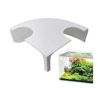 Grottes et abris pour poissons d'aquarium stables avec deux entrées - Décoration multifonctionnelle pour habitats marins doux et crabes ermites