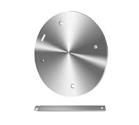 Grouarty Plaque diffuseur de chaleur de 27,9 cm, adaptateur à induction en acier inoxydable pour plaque de cuisson électrique, gaz, verre, plaque convertisseur de table de cuisson à induction avec