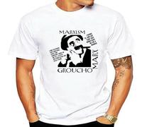 Groucho Marx Marxism Camiseta Todas Las Tallas Y Colores Printed Men T-Shirts White L