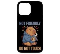 Grouchy Capybara Not Friendly Do Not Touch Drôle Introverti Coque pour iPhone 13 Pro Max