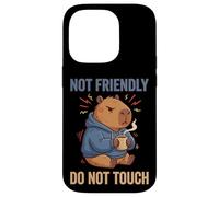 Grouchy Capybara Not Friendly Do Not Touch Drôle Introverti Coque pour iPhone 14 Pro