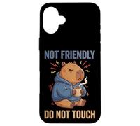 Grouchy Capybara Not Friendly Do Not Touch Drôle Introverti Coque pour iPhone 16 Plus