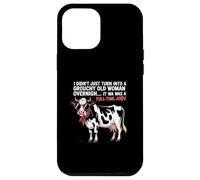 Grouchy Old Woman Cow Full Time Job Funny Tee Coque pour iPhone 12 Pro Max