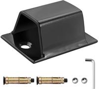 Ground Anchor Chain Lock Security Anchor Anchor High Strength Steel Chain Anchor Floor/Wall Safe And Stable For Bike, Motorcycle, Boat With Fixing Hardware Black