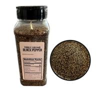 Ground Black Pepper | Restaurant Table Grind | 1 Pound Canister |ervice