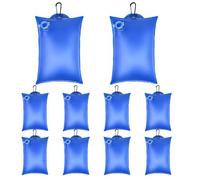 Ground Pool Cover Weights - Pool Cover Water Bags Set 10 | Thick PVC Winter Po-OL Co- Weights with Secure Design for Ground Swimming Pools, Backyard, Villa, Hotel, Beach House