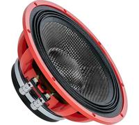 Ground Zero GZCM 6.5N-PROC Paire de Haut-parleurs médiums Competition PRO 165 mm, 200 W RMS, 94 dB SPL, Haut-parleurs médiums haute puissance pour une dynamique extrême et une résistance au niveau