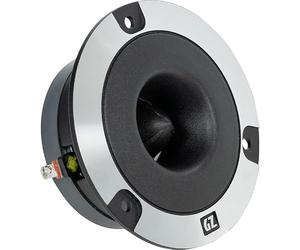 Ground Zero GZCT 3500XII-S Competition Series - Tweeter de compression haute performance 3,2 ohms | 100 dB | 100 W max | Klaxon en aluminium | Bobine vocale CCA de 25 mm | Avec filtre passe-haut