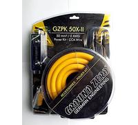 Ground Zero - Kit de câbles 50 mm² - Câbles audio pour voiture - 5 mètres - Compatible avec système audio de voiture, amplificateurs, haut-parleurs avec entrées RCA