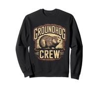 Groundhog Crew vintage Ground Hog Groundhog Day Sweatshirt