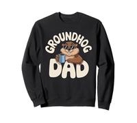 Groundhog Dad Pun Ground Hog Rongeur Groundhog Day Sweatshirt