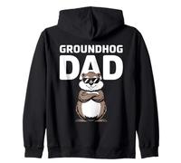 Groundhog Dad Rongeur Père Groundhog Day Design Homme Sweat à Capuche