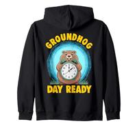 Groundhog Day Réveil 2 février Sweat à Capuche