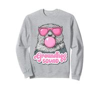 Groundhog Day Squad Funny Bubble Gum 2 février pour Filles Sweatshirt