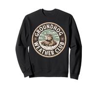 Groundhog Weather Club Punxsutawney Phil Shadow Prévisions Sweatshirt