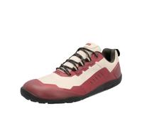 GROUNDIES All Terrain Low 2.0 Chaussures de randonnée imperméables pour femme - Chaussures pieds nus légères avec semelle extérieure flexible TrueSense Traction randonnée, Rose poudré/citron, 39.5 EU